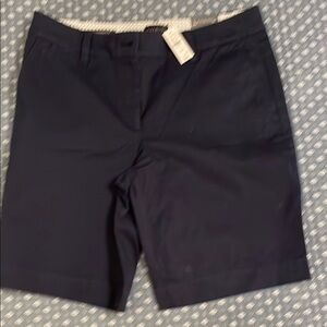 NWT Women's Talbots Navy Bermuda shorts , size 10P.